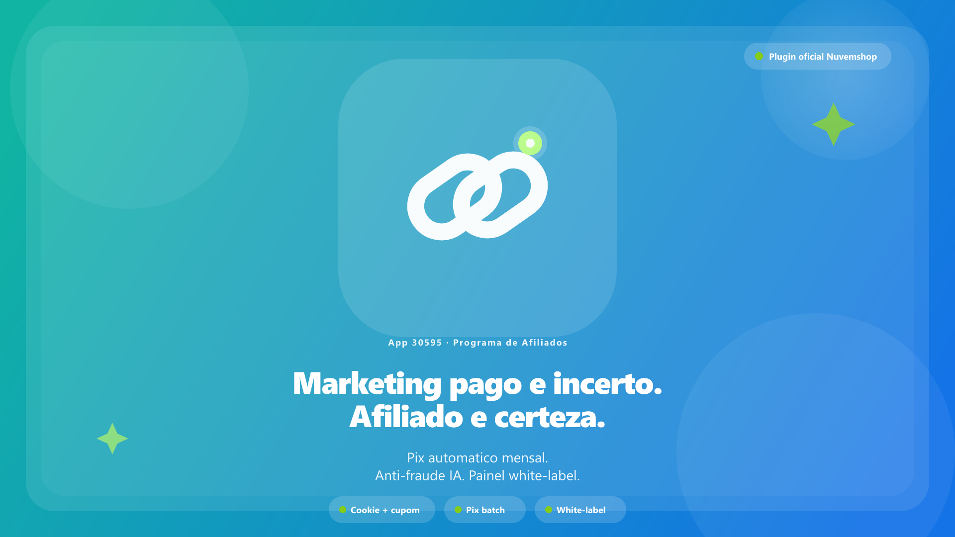 Programa de Afiliados — Hero